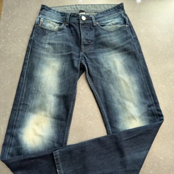 Armani Exchange Distressed Slim Fit Jeans – Size 31x32 - Picture 2 of 15